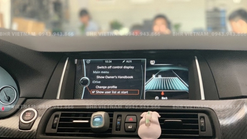 Màn hình DVD Android xe BMW 5 Series CIC F10 2009-2012 | Màn nguyên khối Flycar